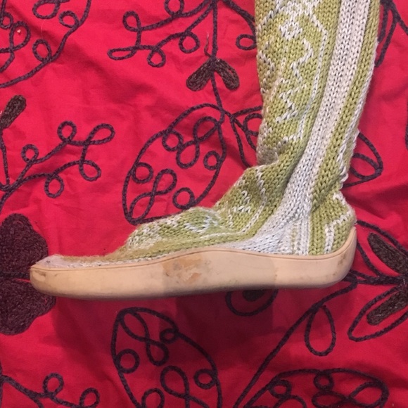 Over-the-knee knit sweater boots Gypsyz 6 runs big - Picture 3 of 5